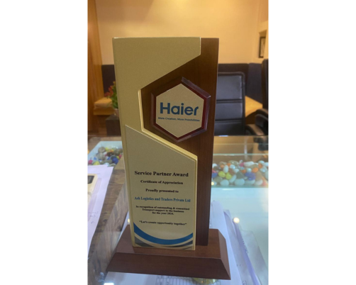 Service Partner Award by Haier