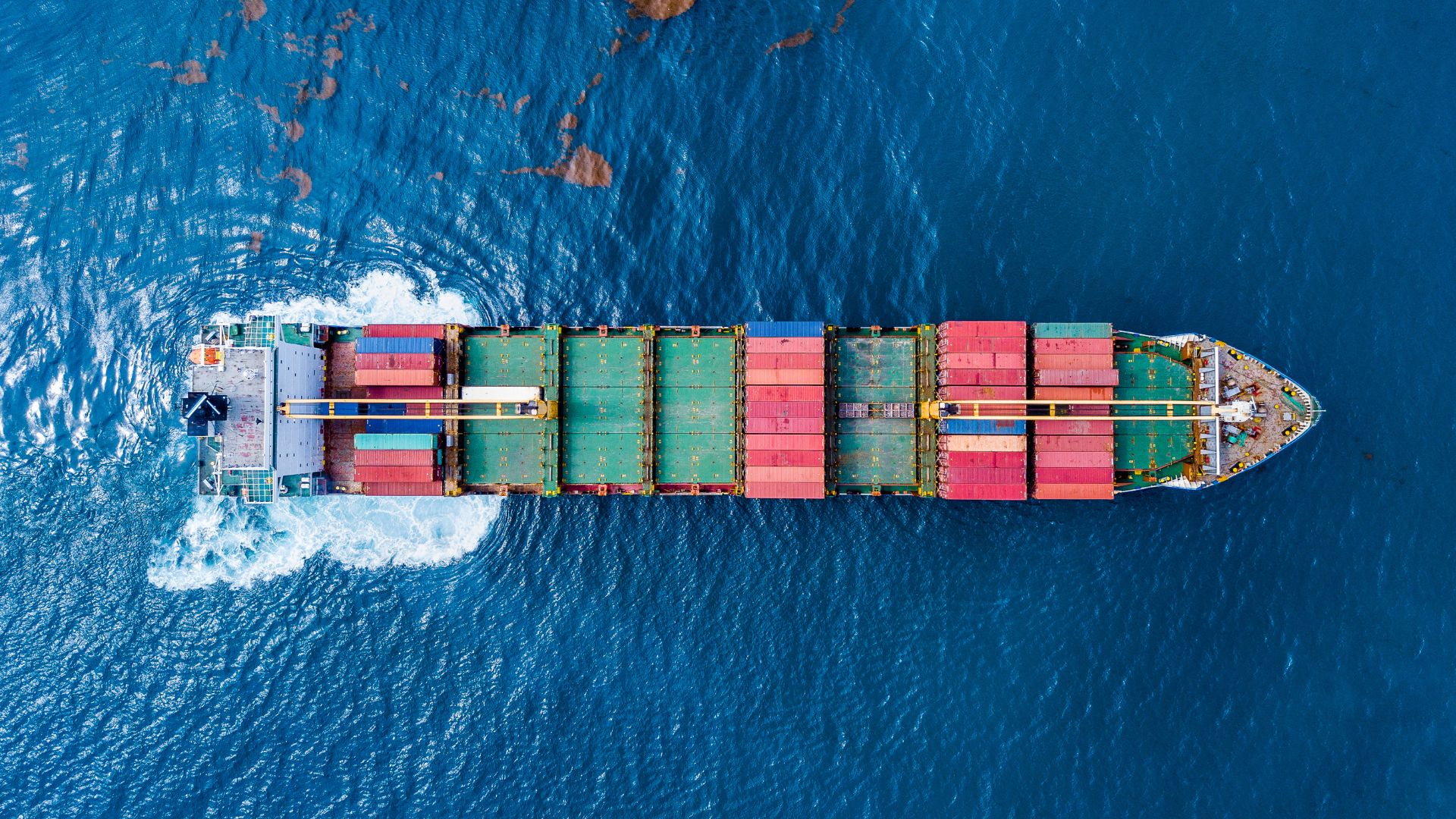 Real-time ship tracking at sea