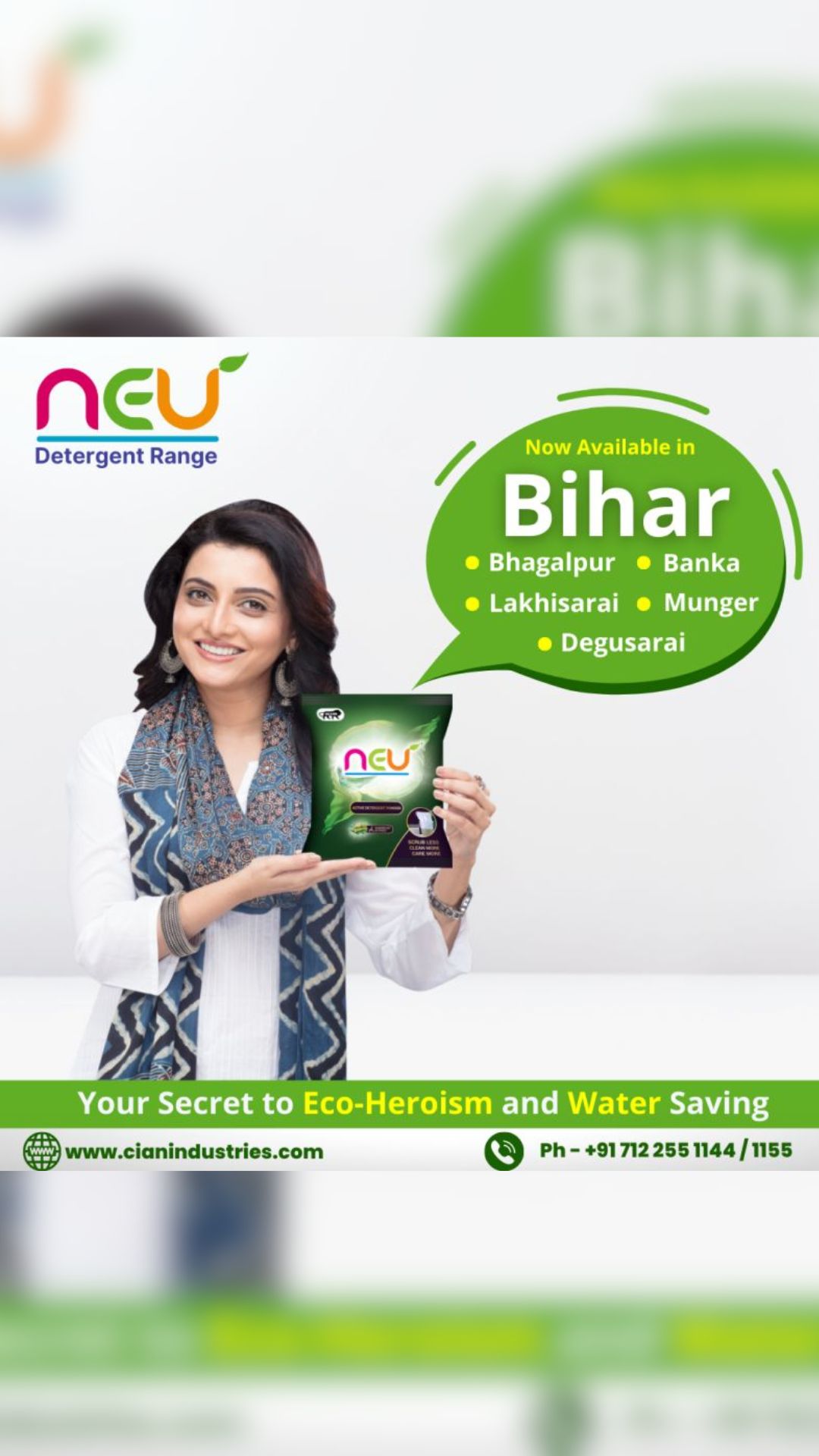 Neu Detergent product launch Bihar